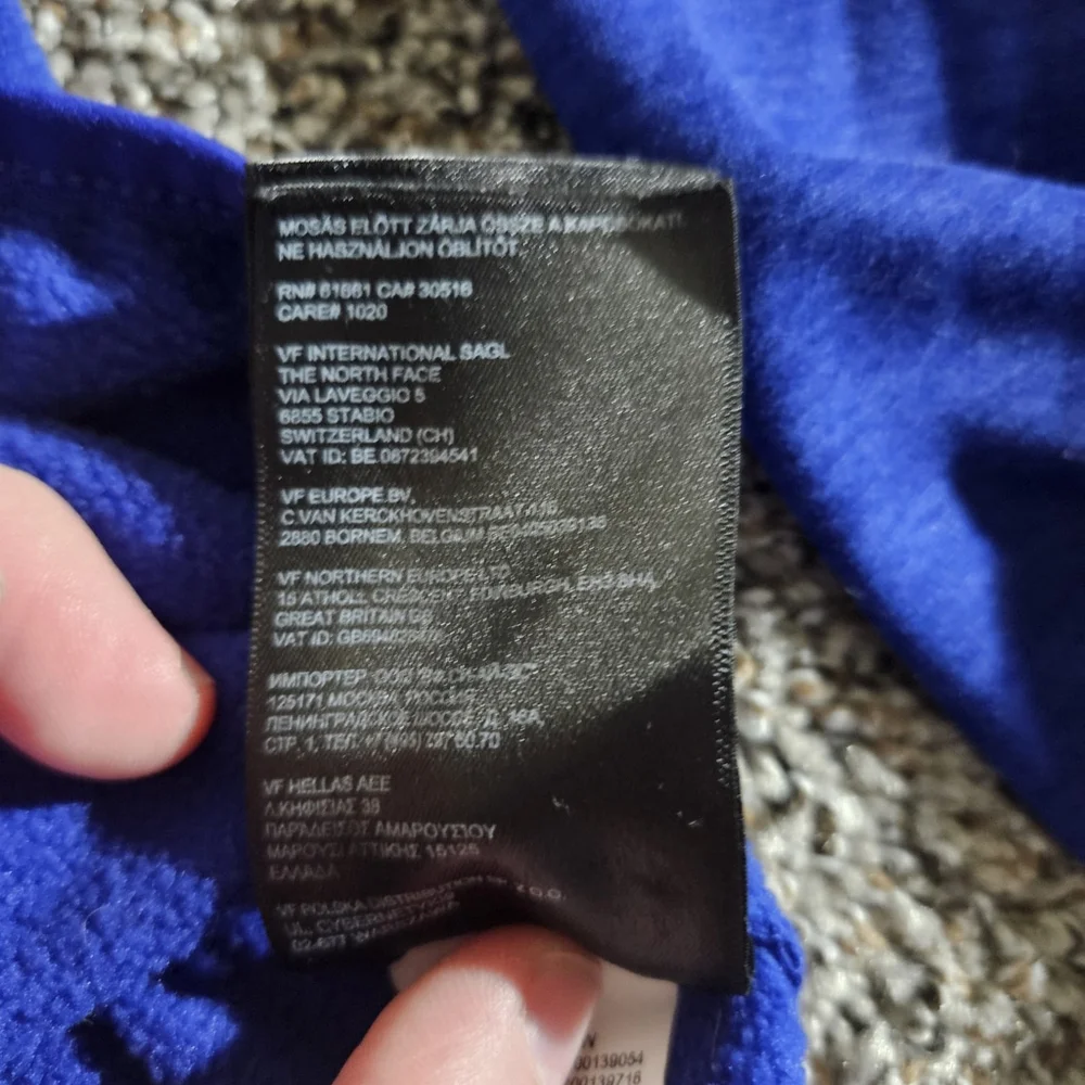 The North Face Pullover Mens Large Blue Canyonlands 1/2 Zip‎ Fleece NF0A5G9W